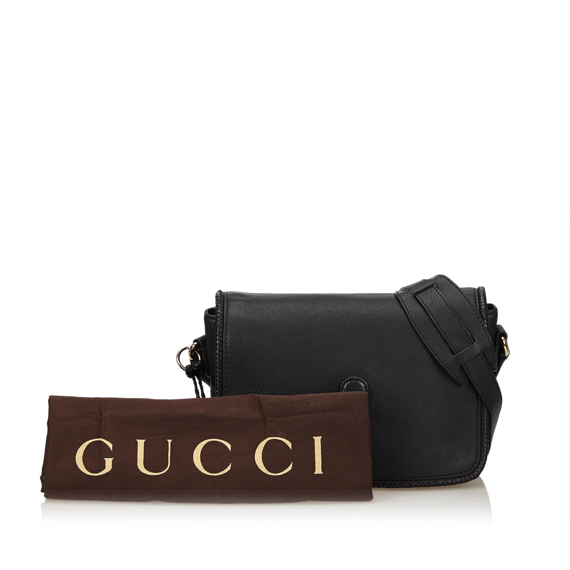 Gucci Black Marrakech Messenger Bag 8