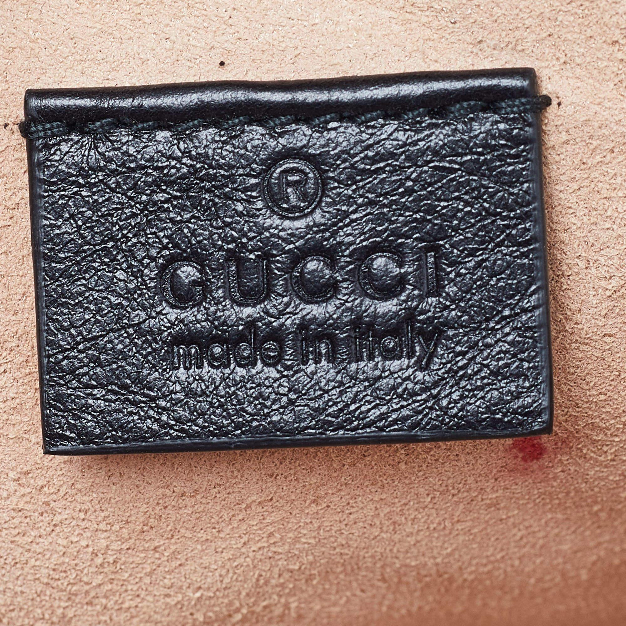 Gucci Black Matelassé Leather GG Marmont 2.0 Multi Belt Bag 4