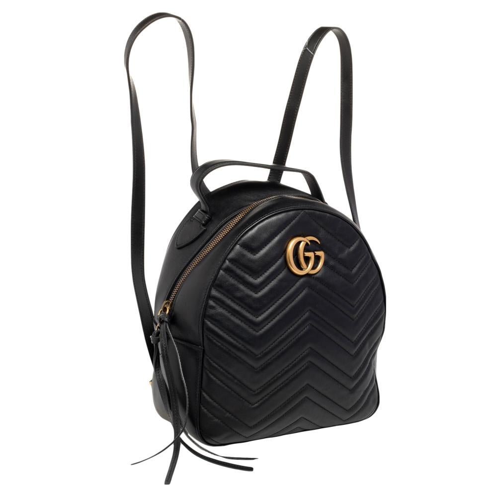 gucci black mini backpack