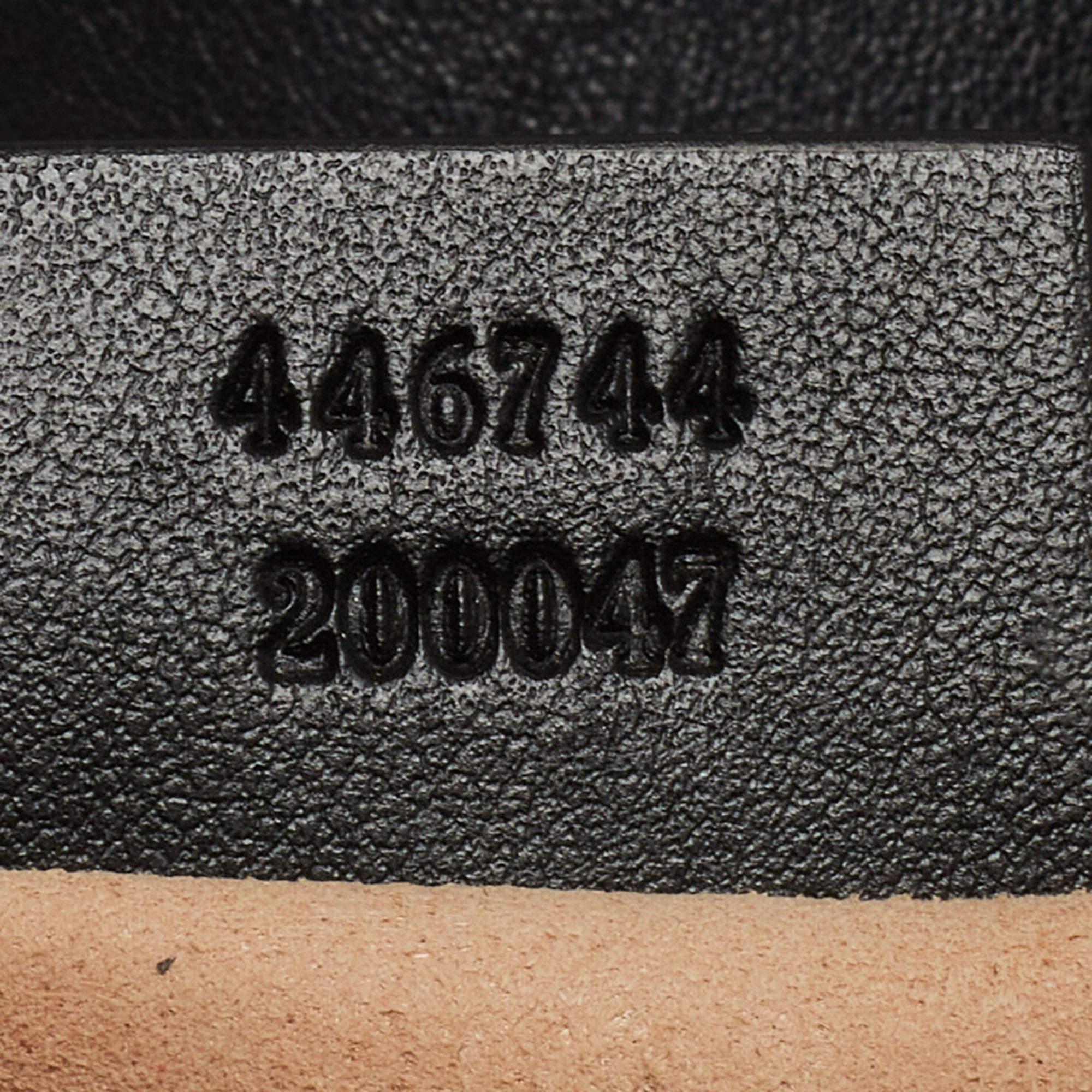 Gucci Black Matelasse Leather Mini GG Marmont Crossbody Bag 9