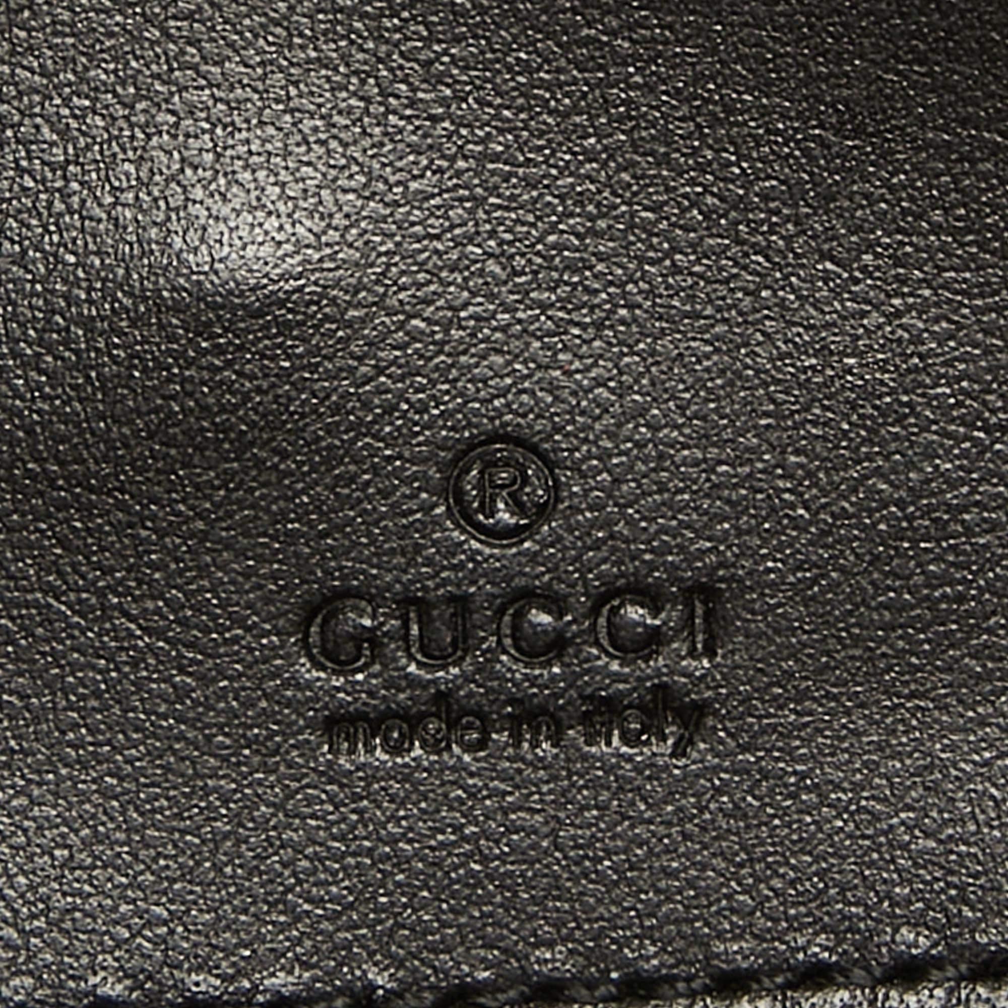 Gucci Black Matelasse Leather Mini GG Marmont Shoulder Bag 7