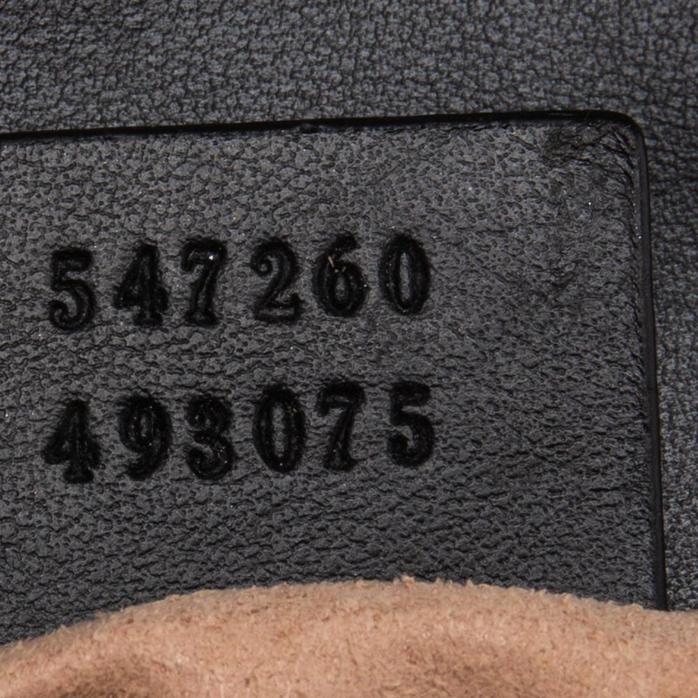 Gucci Black Matelassé Leather Mini GG Marmont Top Handle Bag 5