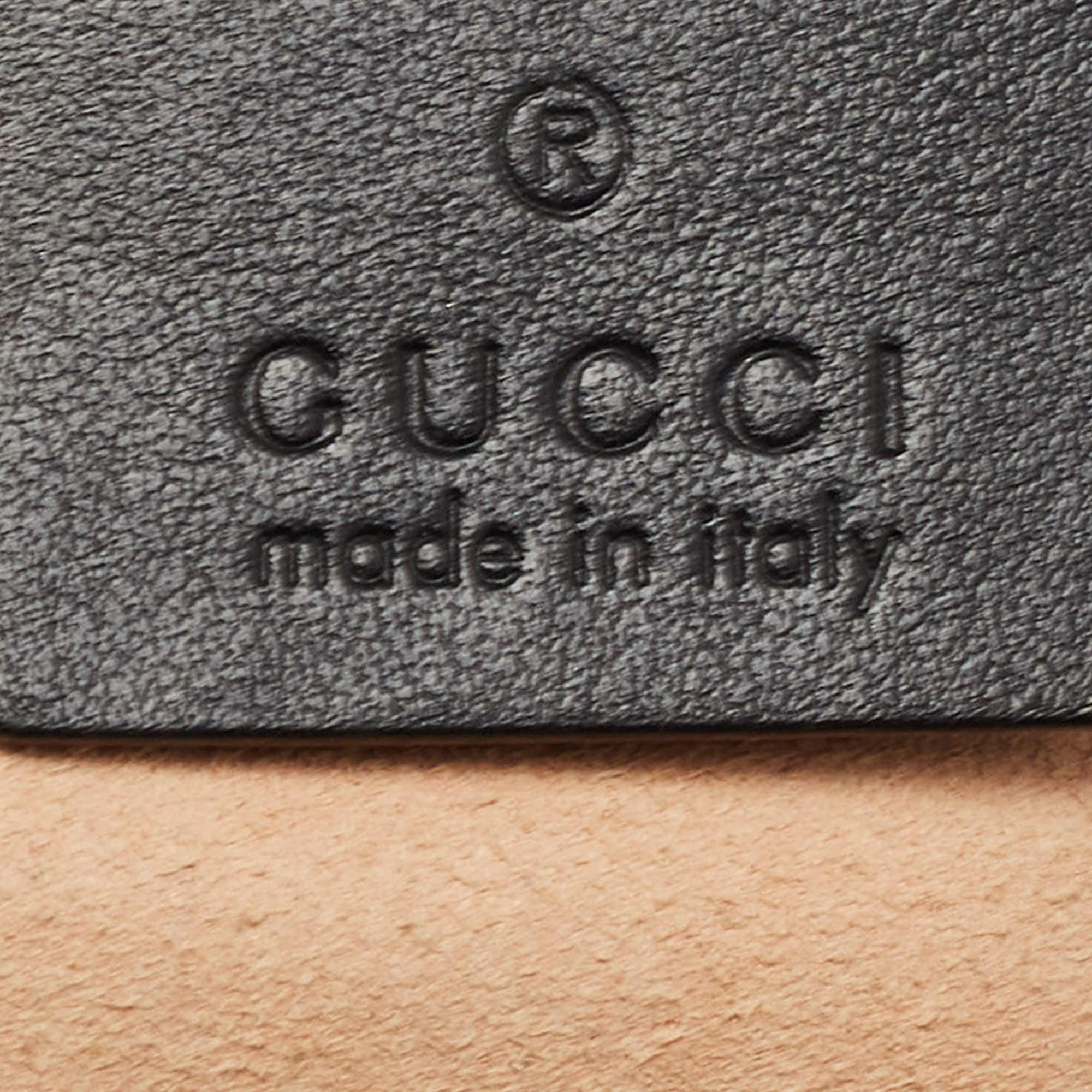 Gucci Black Matelassé Leather Small GG Marmont Camera Crossbody Bag 6