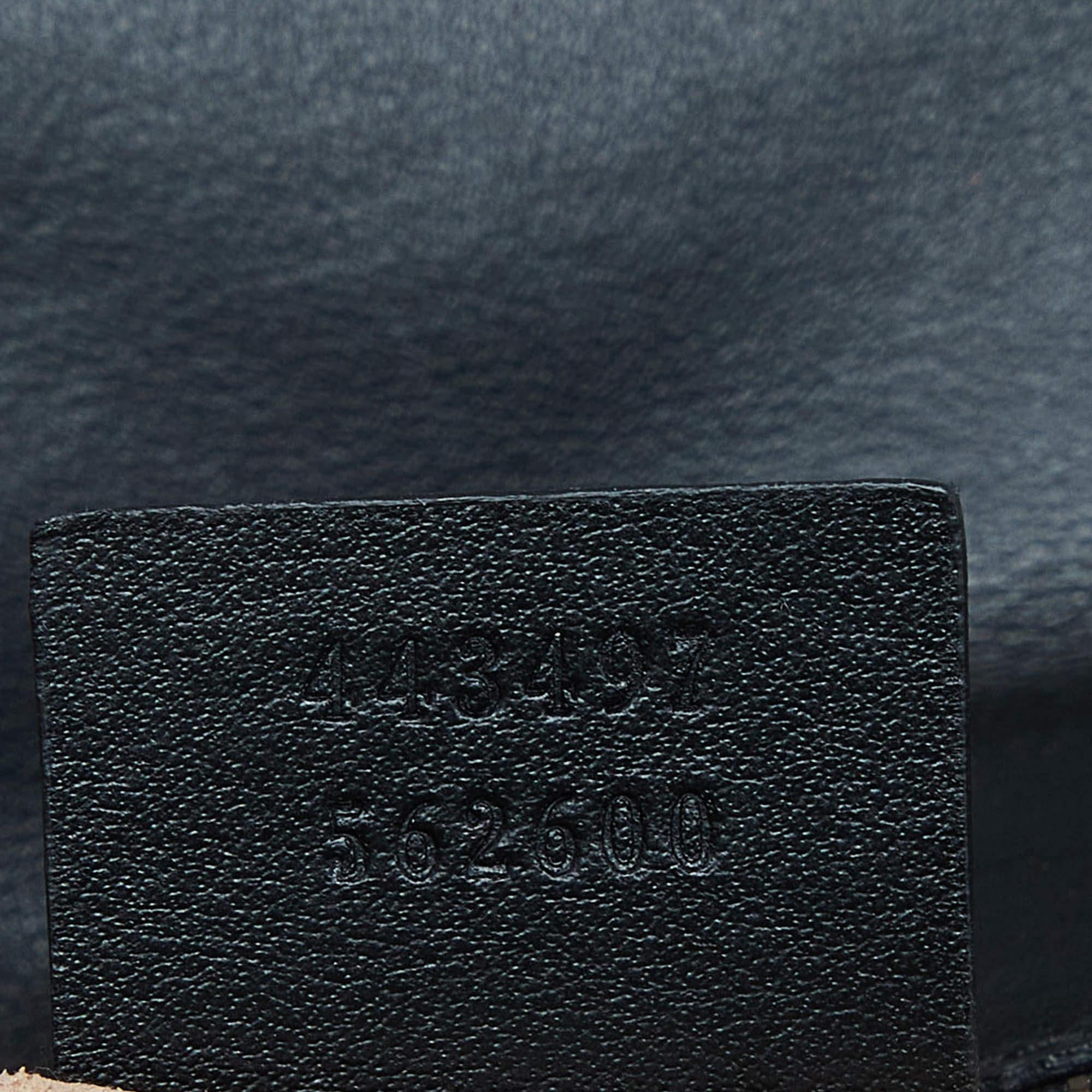Gucci Black Matelassé Leather Small GG Marmont Shoulder Bag 9