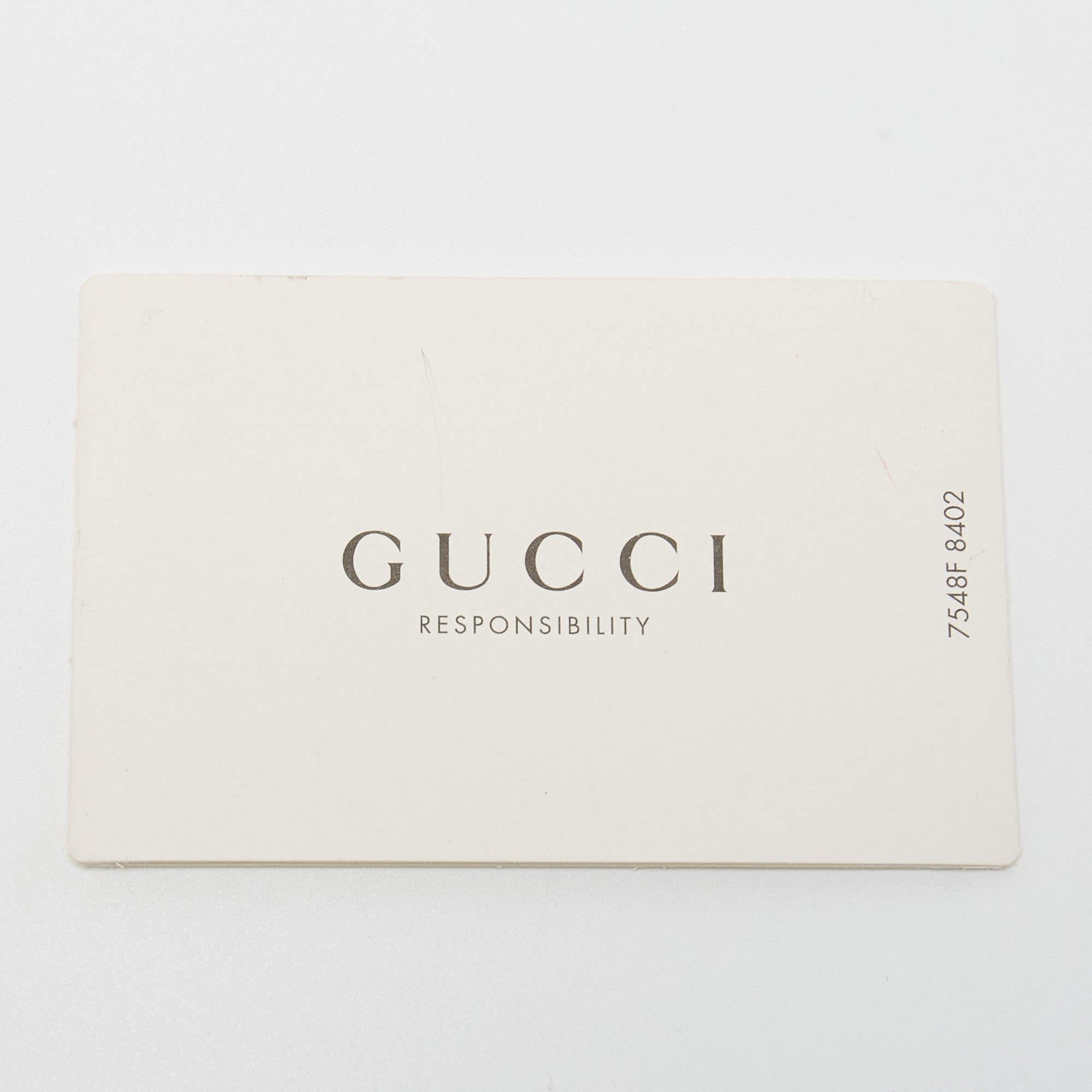 Gucci Black Matelassé Leather Super Mini GG Marmont Shoulder Bag 5
