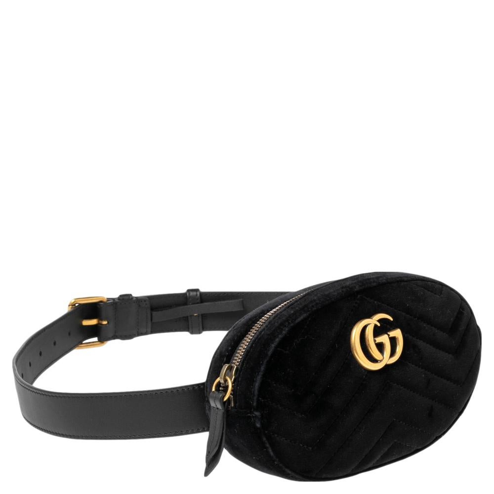 gucci belt bag marmont black