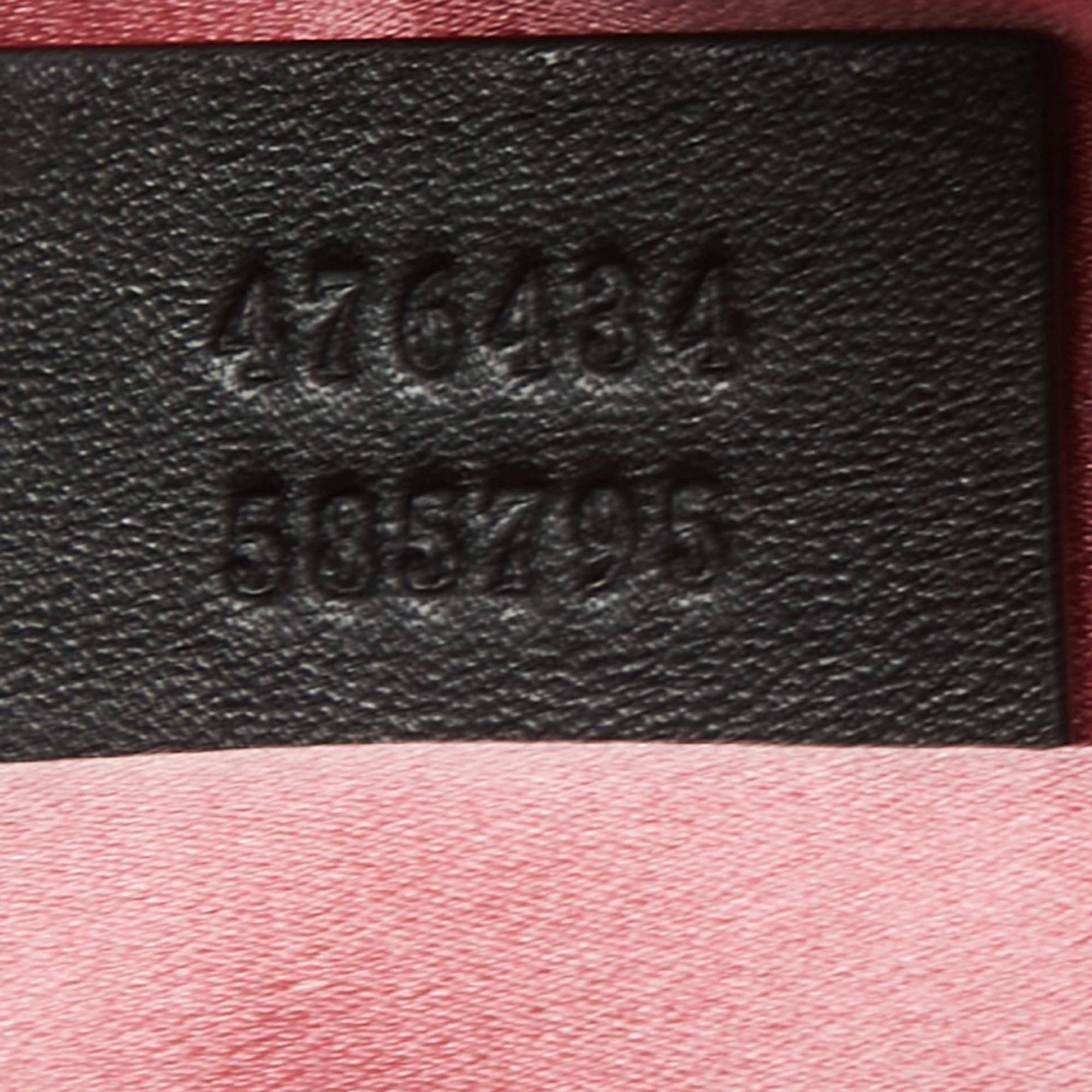 Gucci Black Matelassé Velvet GG Marmont Belt Bag 4