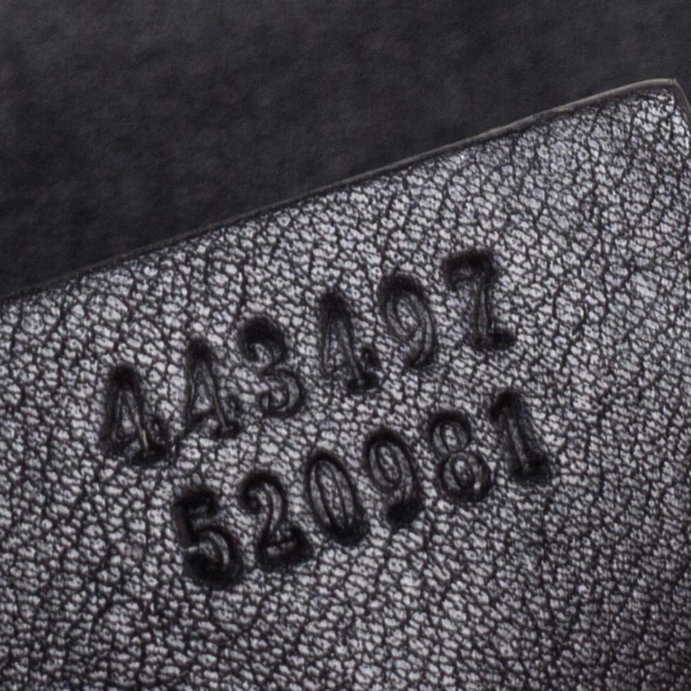 Gucci Black Matelassé Velvet Small GG Marmont Shoulder Bag 1
