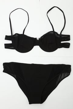 Gucci Black Mesh Bikini