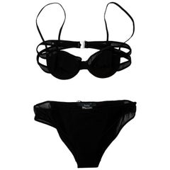 Gucci Black Mesh Bikini