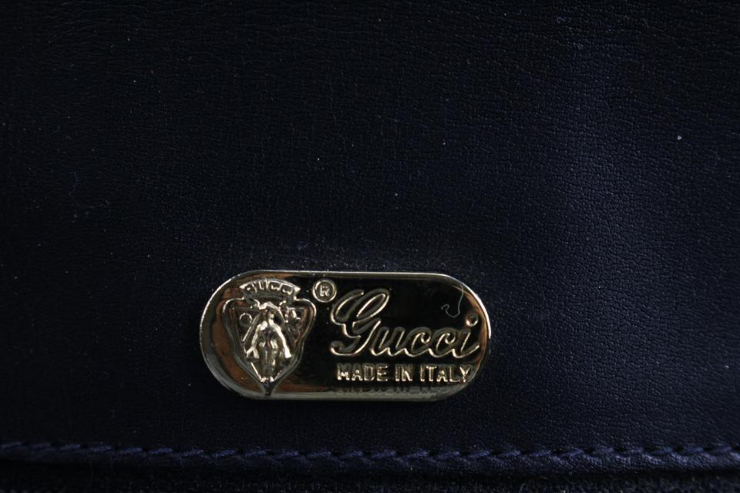 Gucci Black Micro GG Monogram Crossbody Flap Bag s210g52 1