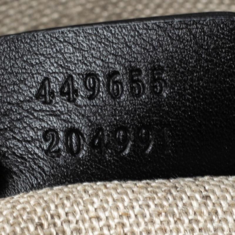 Gucci Black Microguccissima Leather Convertible Satchel Bag 6