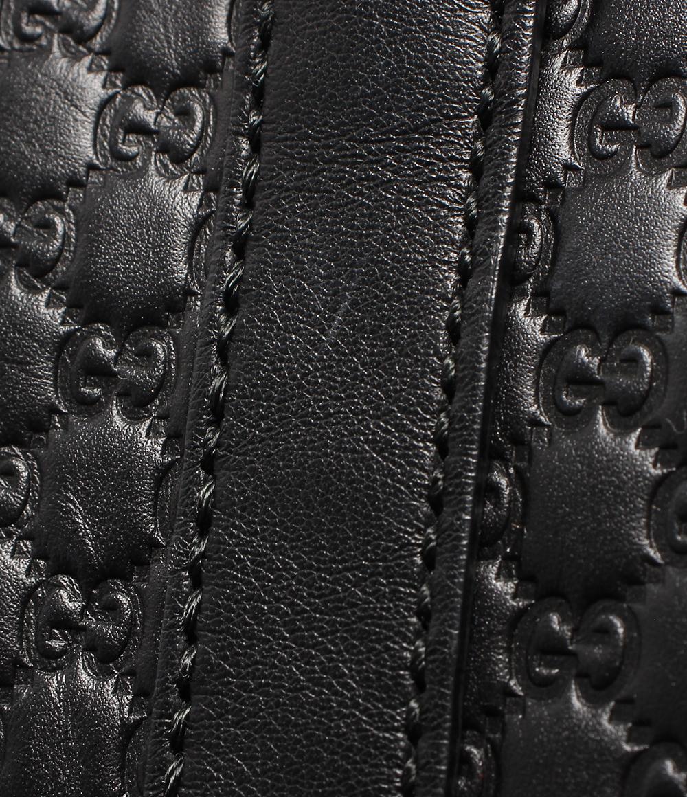 Gucci Black Microguccissima Leather Convertible Satchel Bag In Good Condition In Dubai, Al Qouz 2