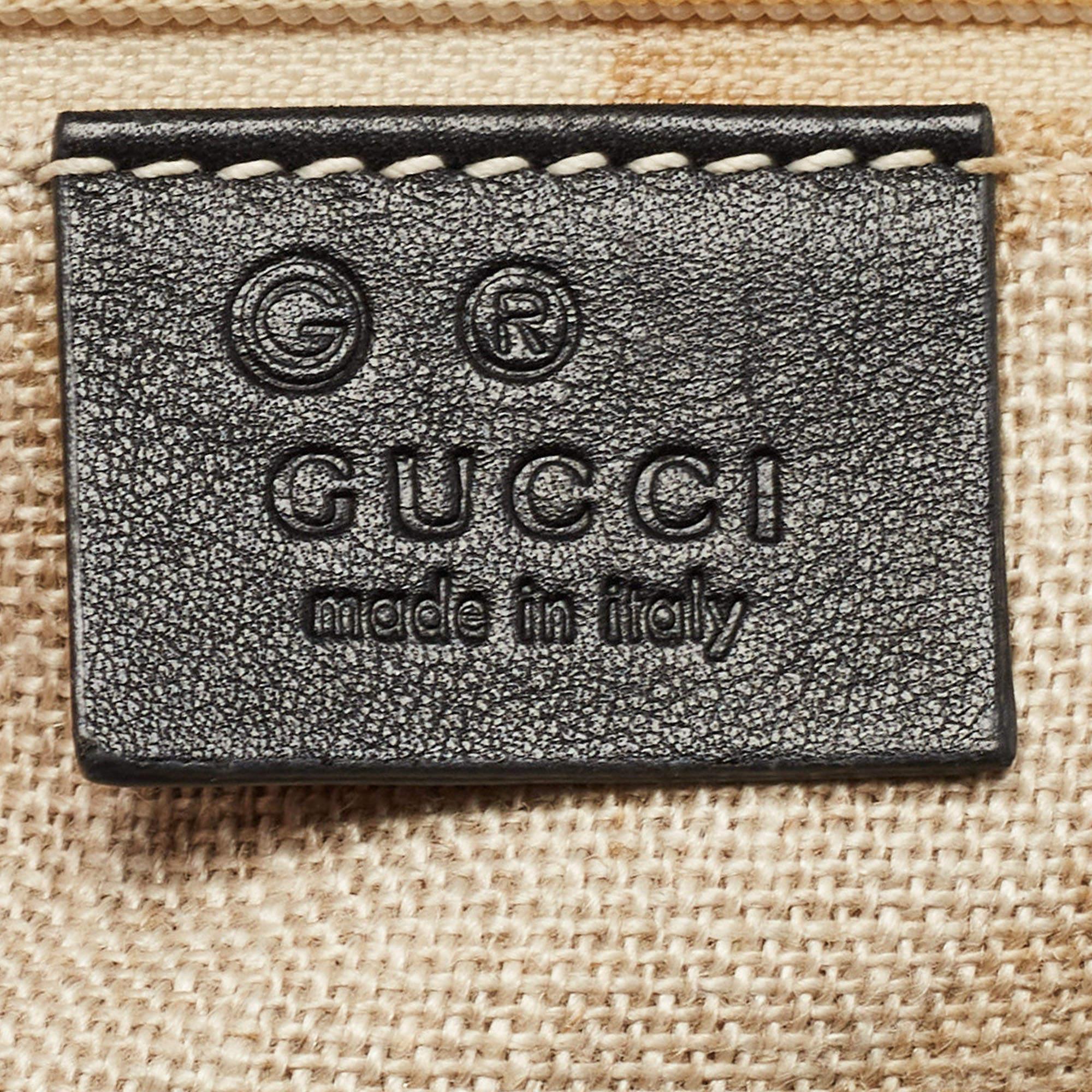 Gucci Black Microguccissima Leather Large Dome Satchel 9