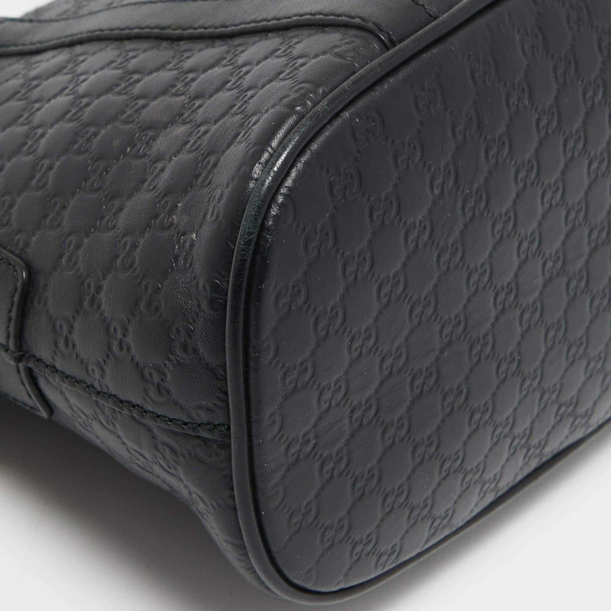 Gucci Black Microguccissima Leather Mini Dome Bag 2