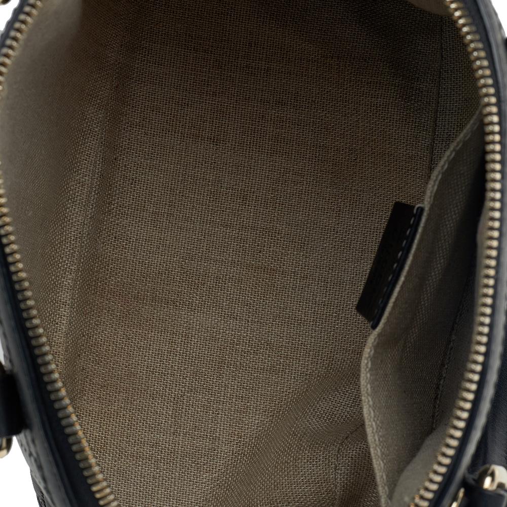 Gucci Black Microguccissima Leather Mini Dome Bag 2