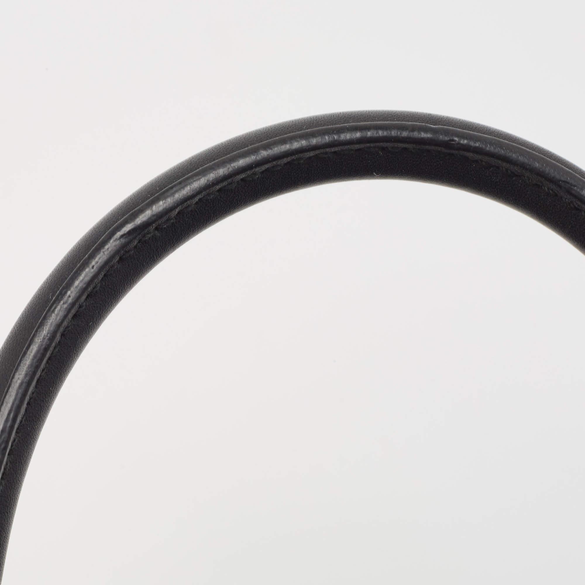 Gucci Schwarz Microguccissima Leder Mini Nice Dome Tasche 2