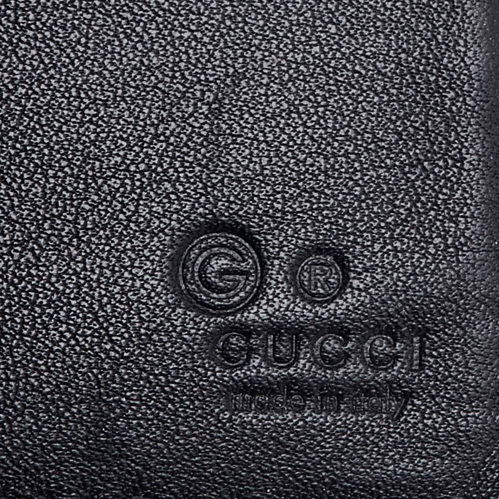 Gucci Black Microguccissima Leather Money Clip Wallet In Good Condition In Dubai, Al Qouz 2