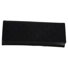 Gucci Black Microguccissima Patent Broadway Clutch