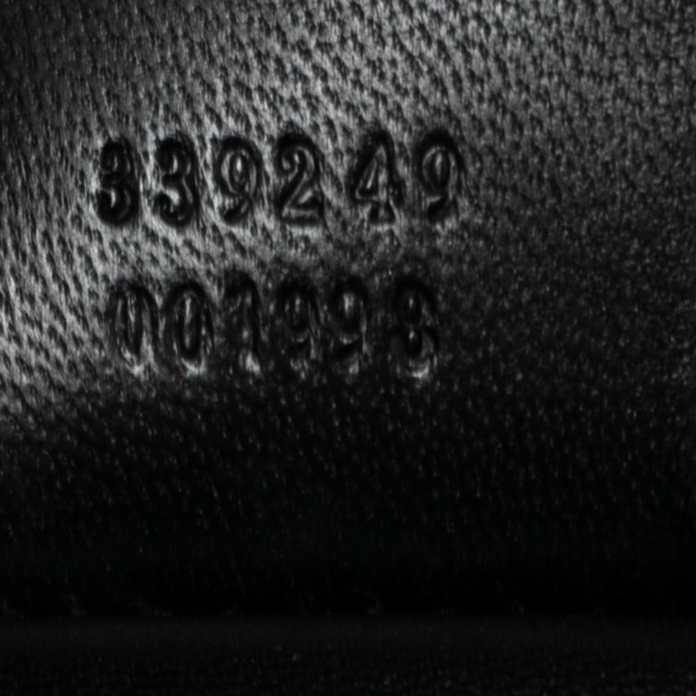 Gucci Black Microguccissima Patent Leather Medium Broadway Clutch 7