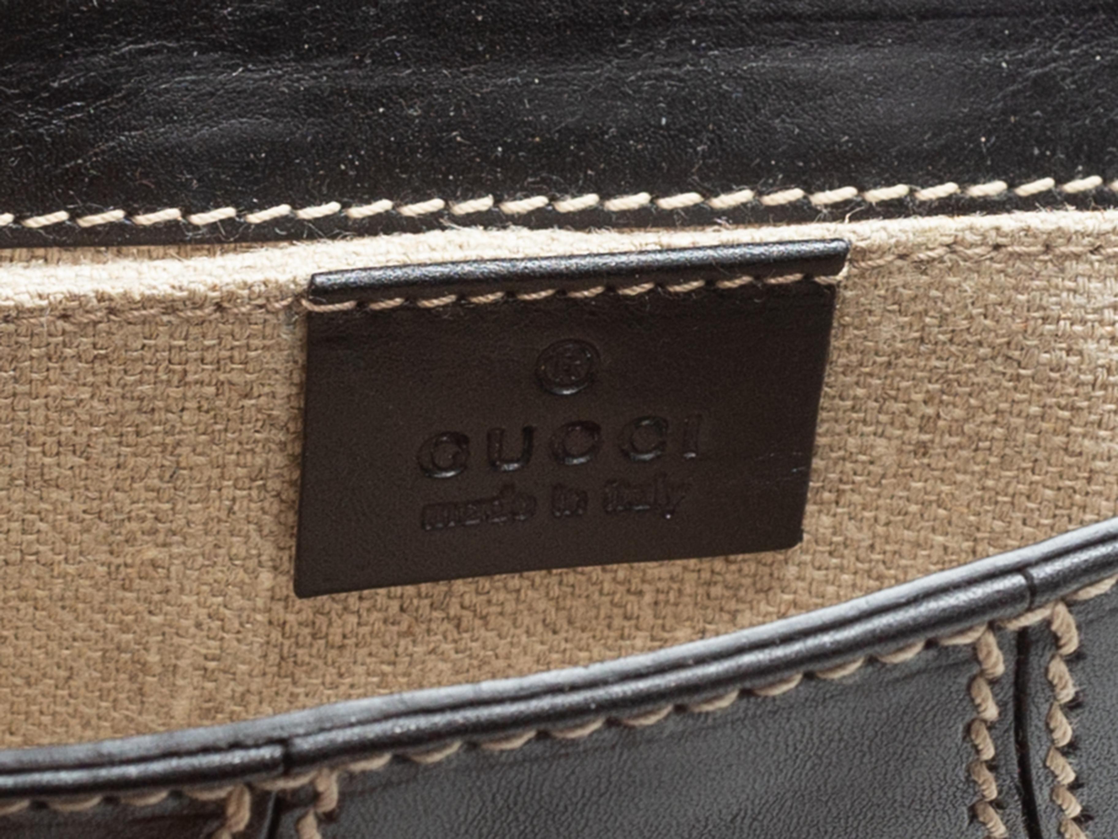 Women's Gucci Black Mini Leather Shoulder Bag