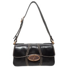 Gucci Black Mini Leather Shoulder Bag