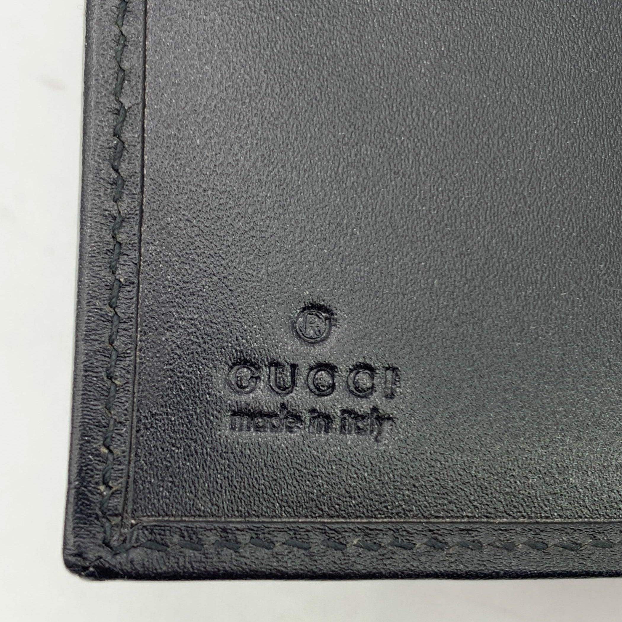 Women's or Men's Gucci Black Monogram Canvas and Leather Jackie Address Book For Sale