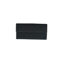 Gucci Black Monogram Canvas Long Continental Wallet