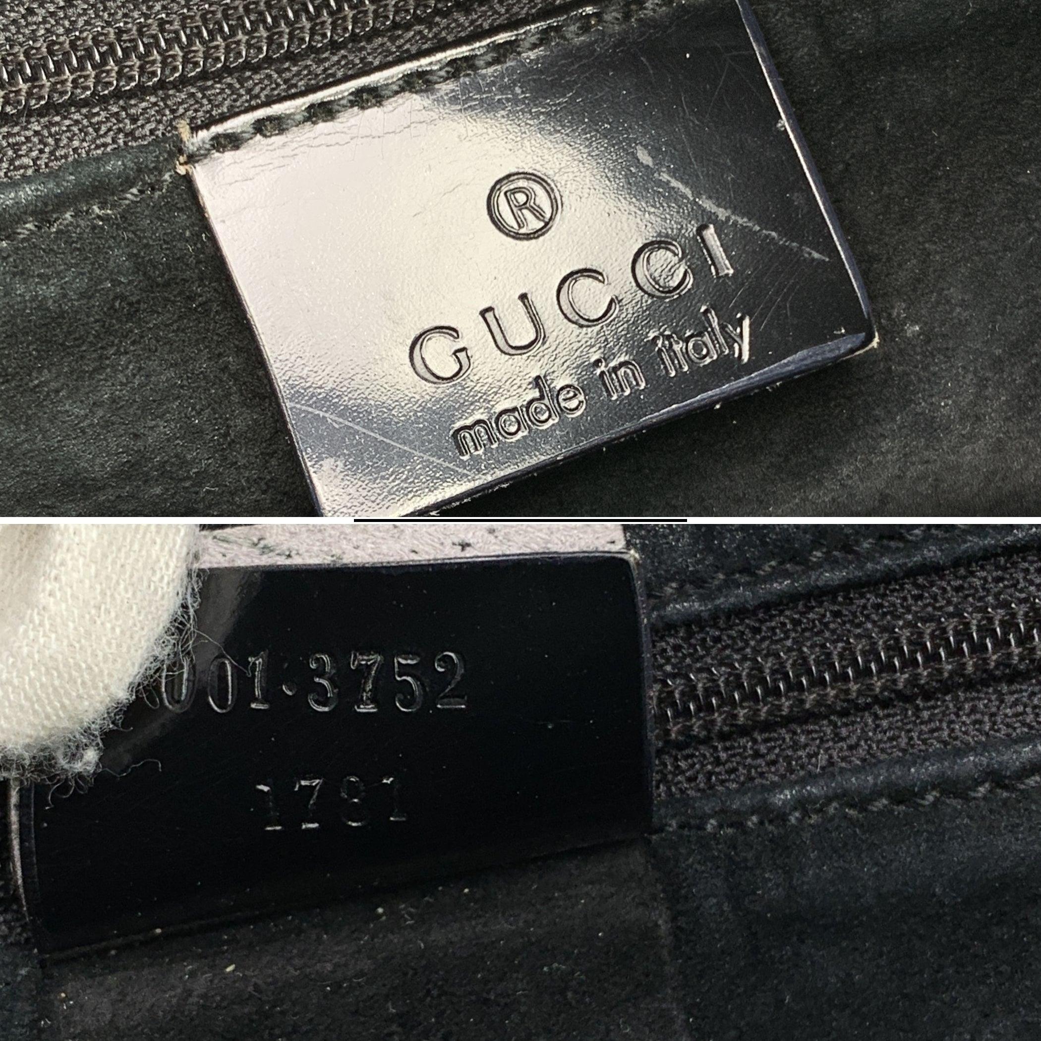 Gucci Black Monogram Canvas Lucite Hobo Bag Shoulder Bag For Sale 1