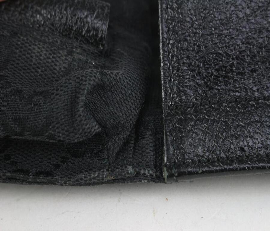 Gucci Black Monogram GG Belt Bag Fanny Pack Waist Pouch 104g39 8