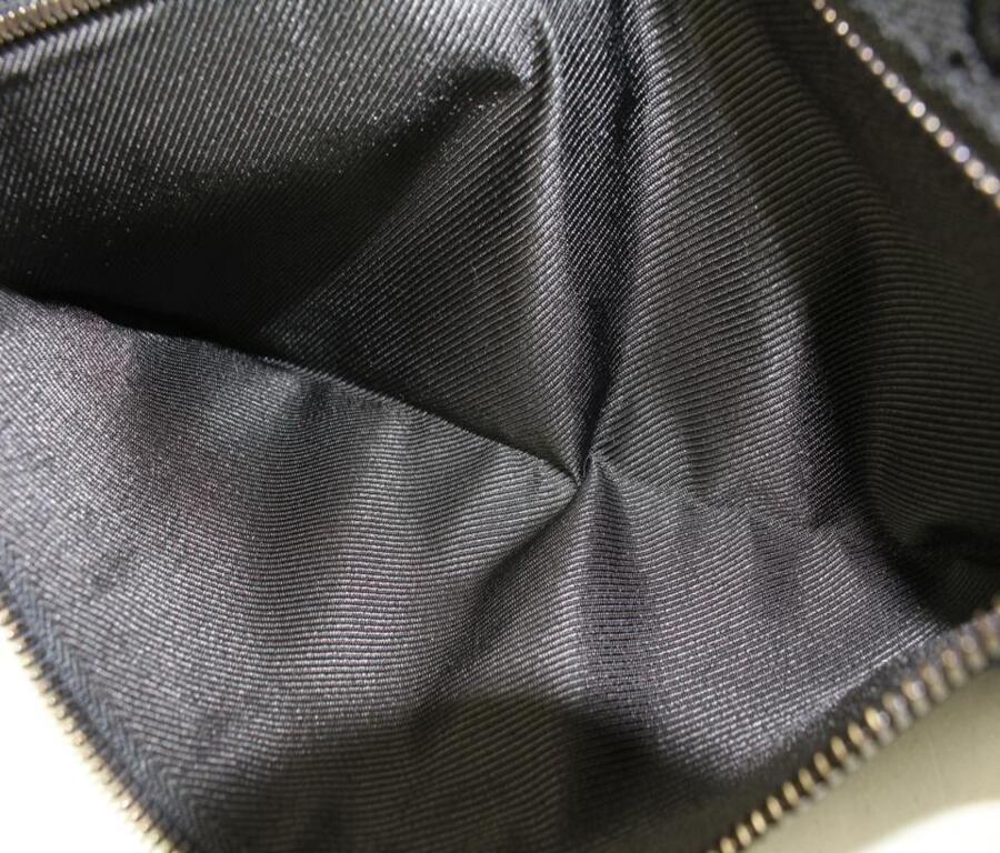 Women's Gucci Black Monogram GG Belt Bag Fanny Pack Waist Pouch 104g39