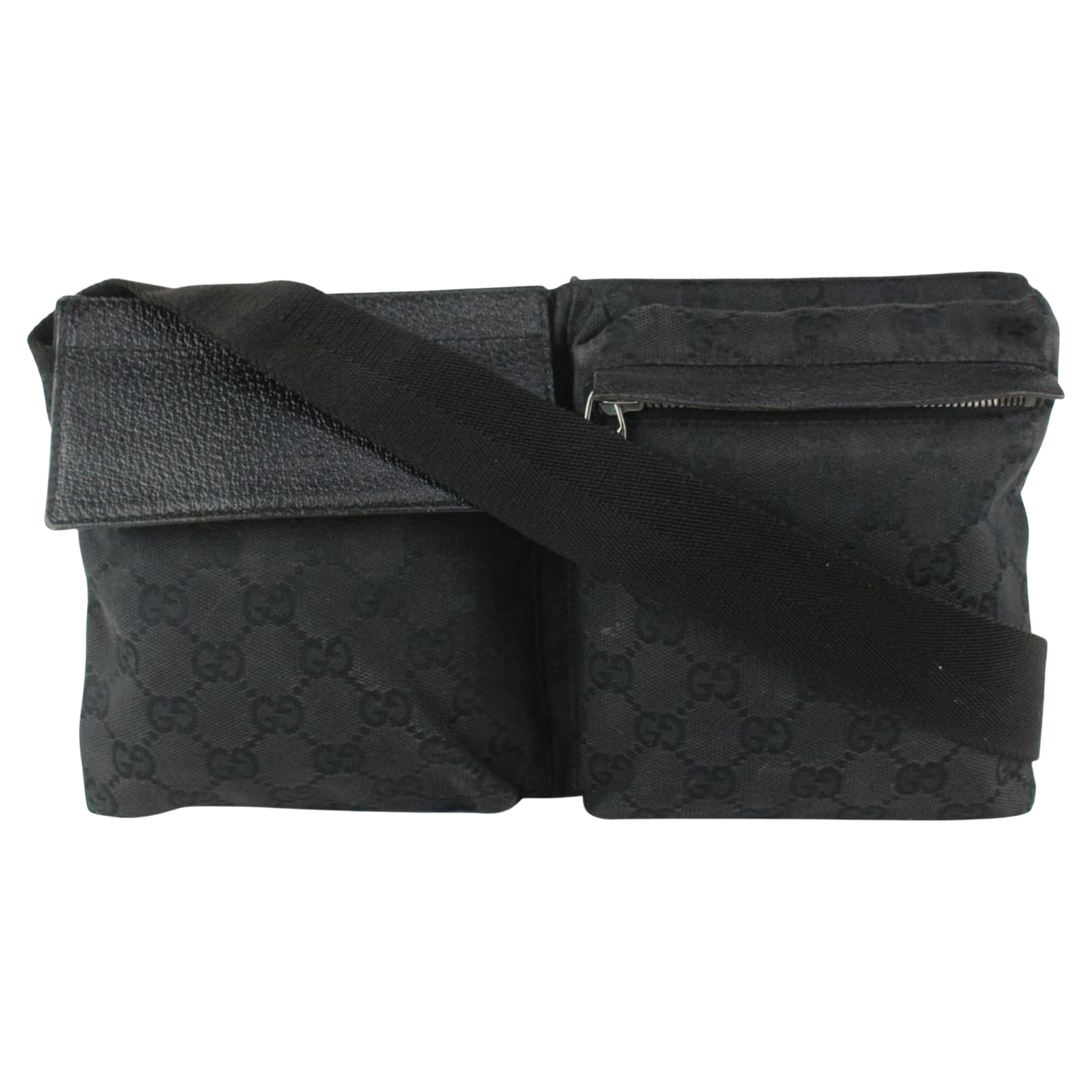 gucci belt bag vintage black