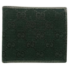 Gucci Black Monogram GG Bifold Wallet 863017
