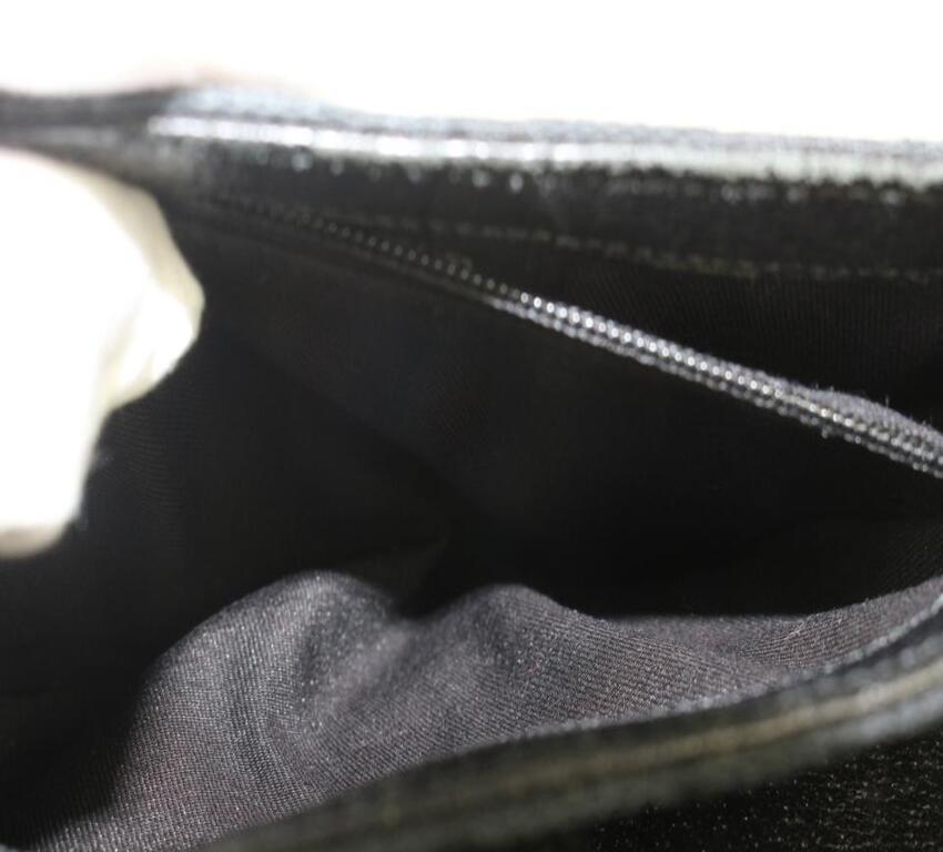 Gucci Black Monogram GG Waist Bag Belt Pouch Fanny Pack 1015g48 For Sale 6