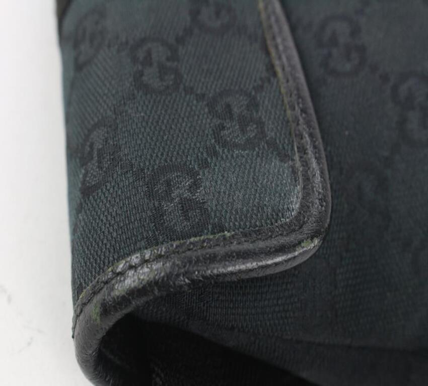 Gucci Black Monogram GG Waist Bag Belt Pouch Fanny Pack 1015g48 For Sale 7