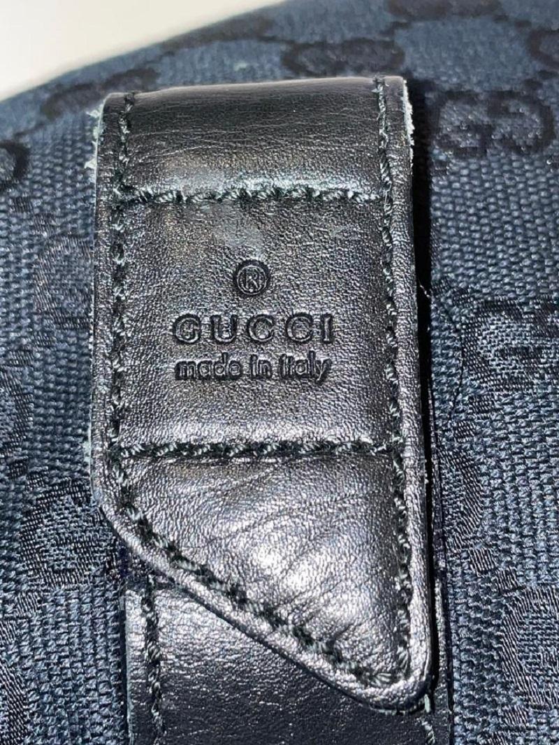 Gucci  Black Monogram GG Waist Bag Belt Pouch Fanny Pack 861427 1
