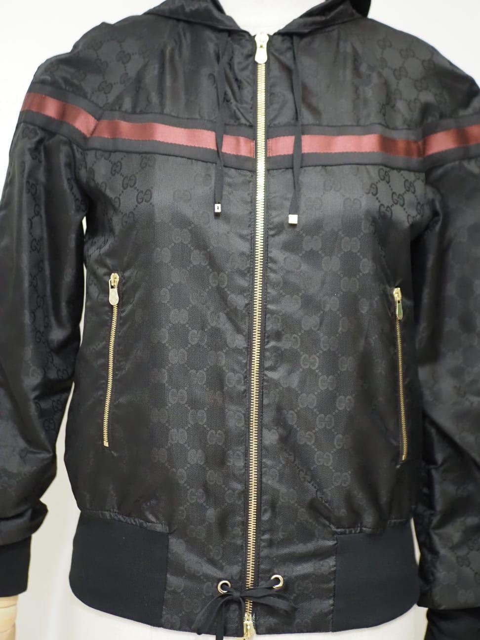 Women's Gucci black monogram jacket