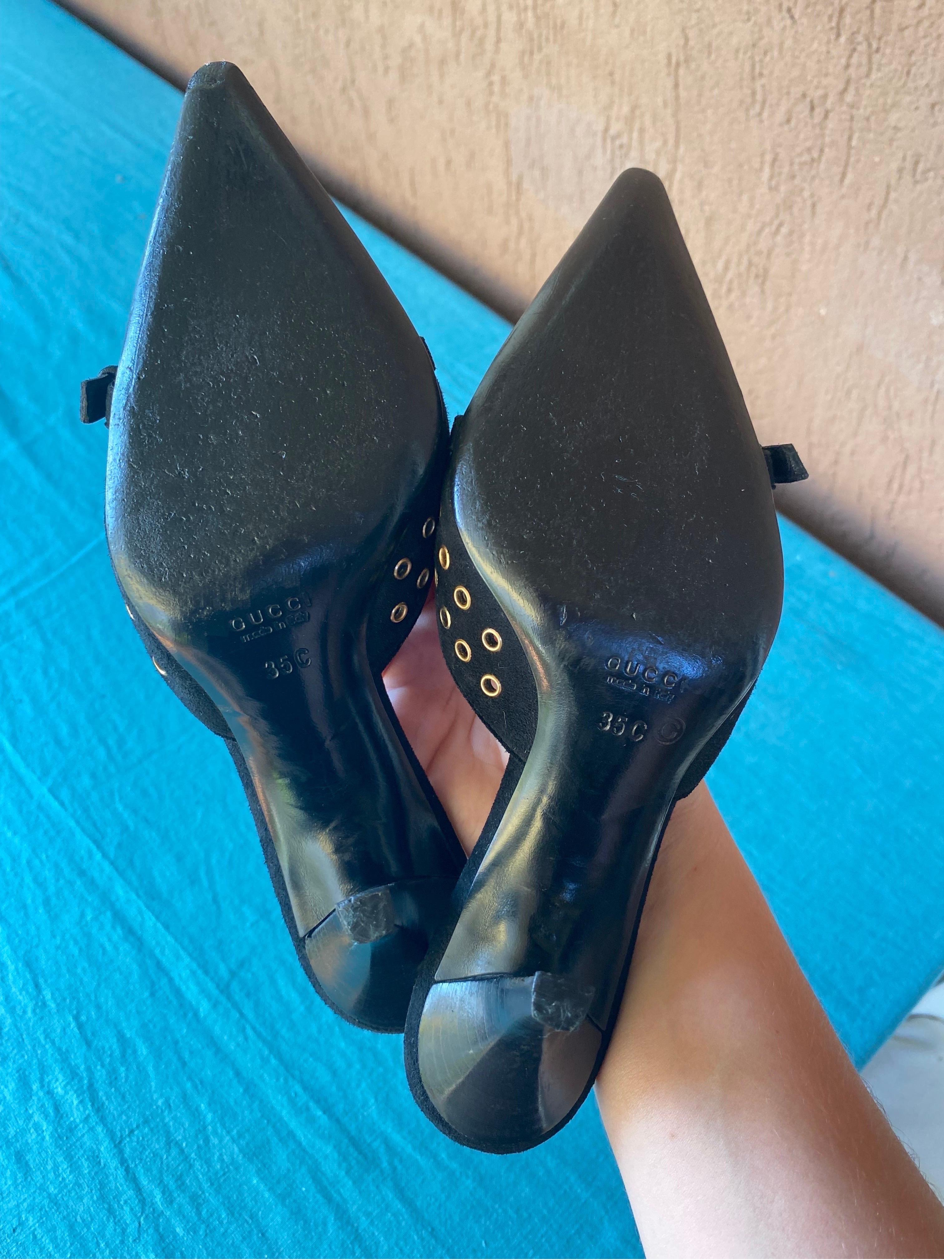 Gucci black mules shoes ‘90 Tom Ford 2