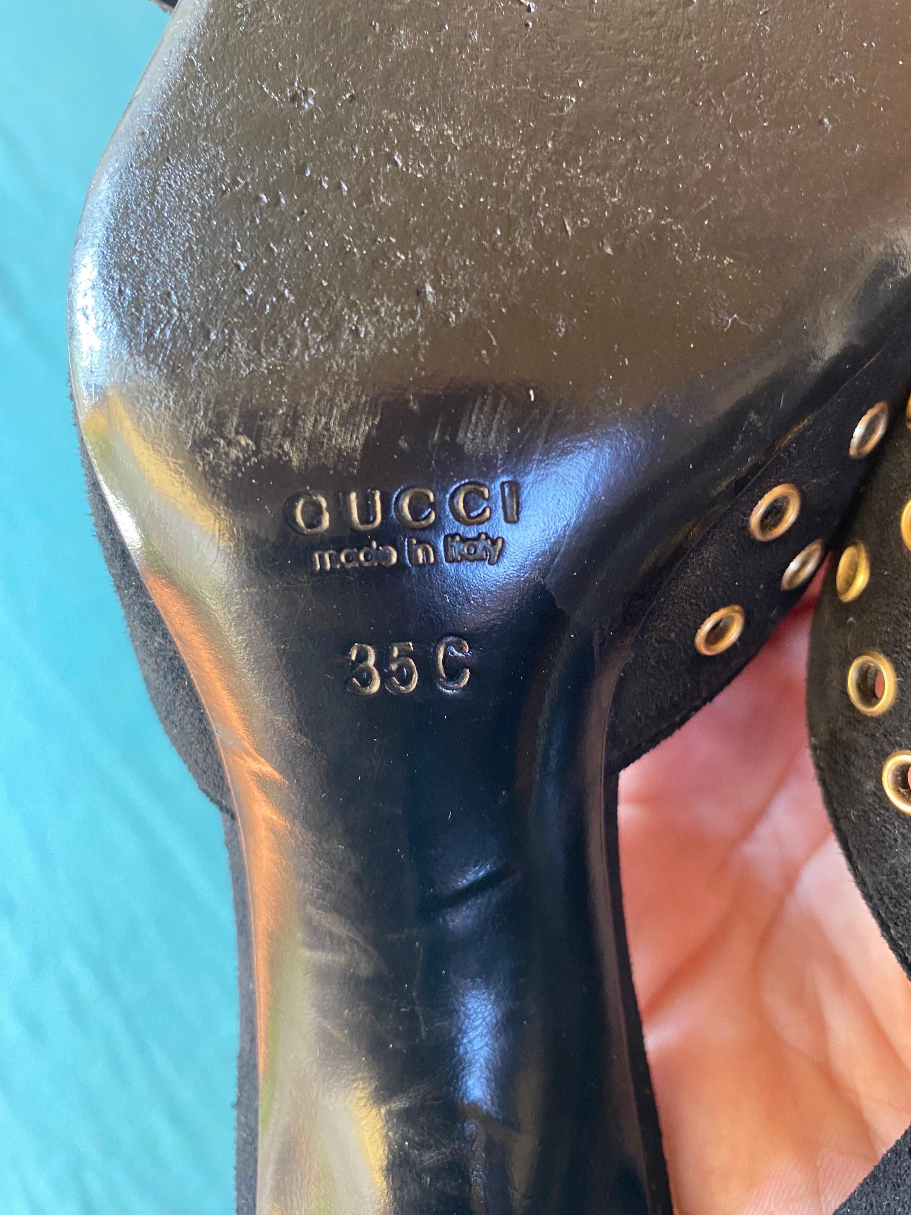 Gucci black mules shoes ‘90 Tom Ford 3