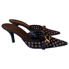 Gucci black mules shoes ‘90 Tom Ford