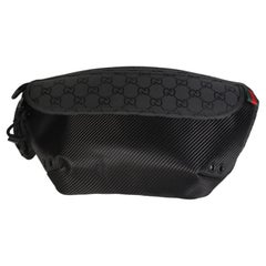 Gucci Black Nexus Nylon Large Belt Bag