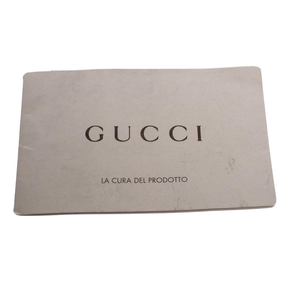 Gucci Black Nubuck Leather 1970 Shoulder Bag 4