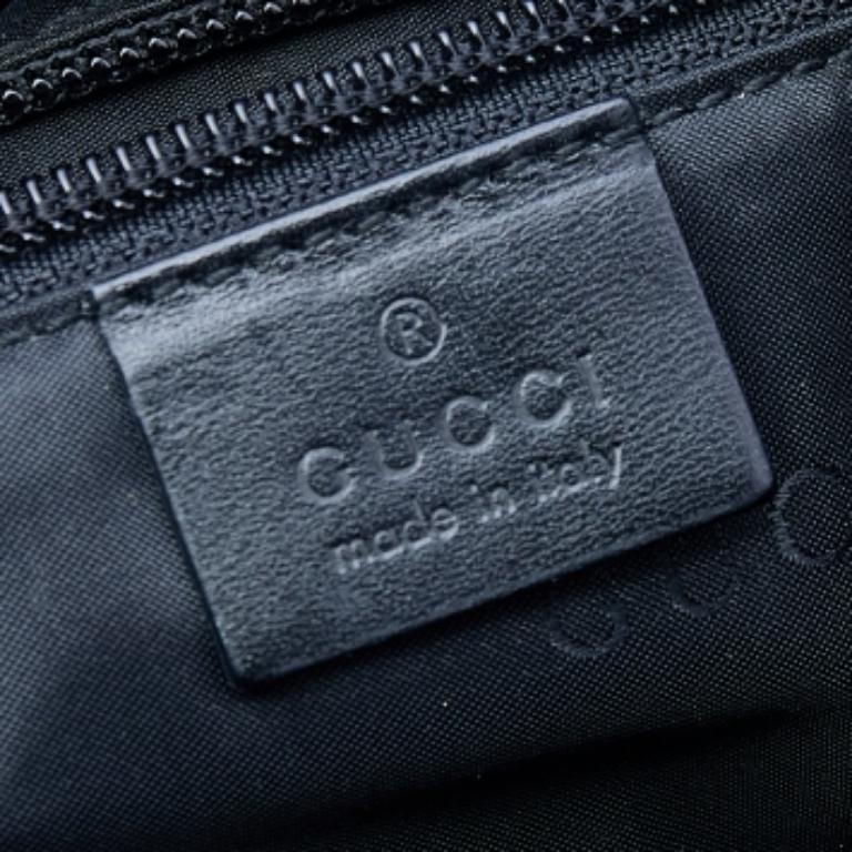 Gucci Hobo negro de nailon y piel Negro en venta
