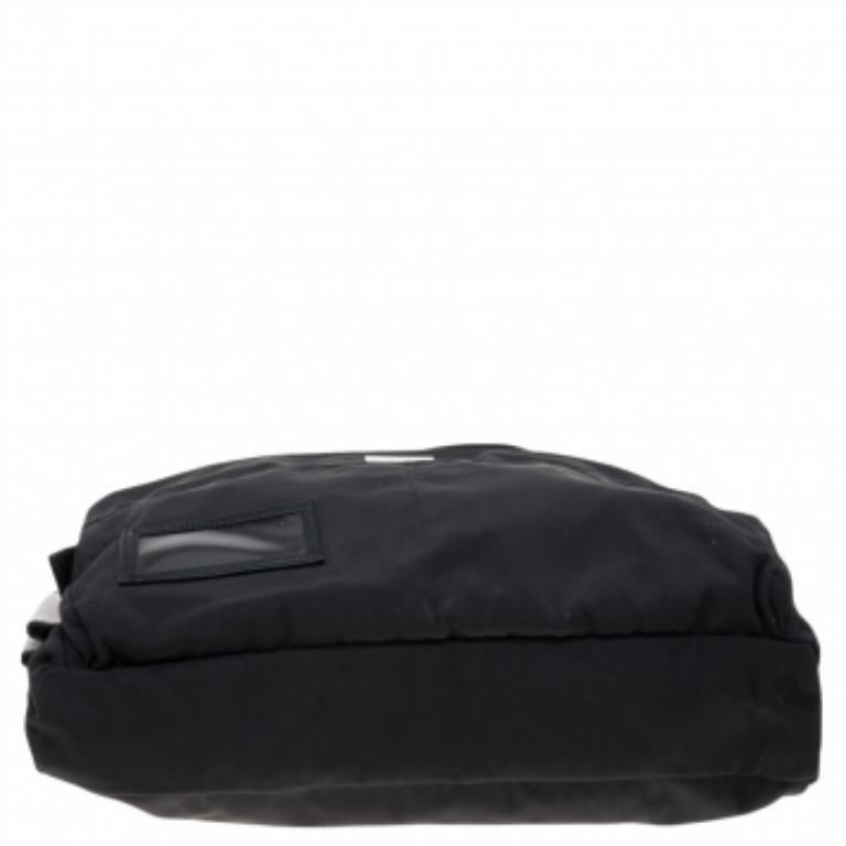 Gucci Hobo negro de nailon y piel en venta 2