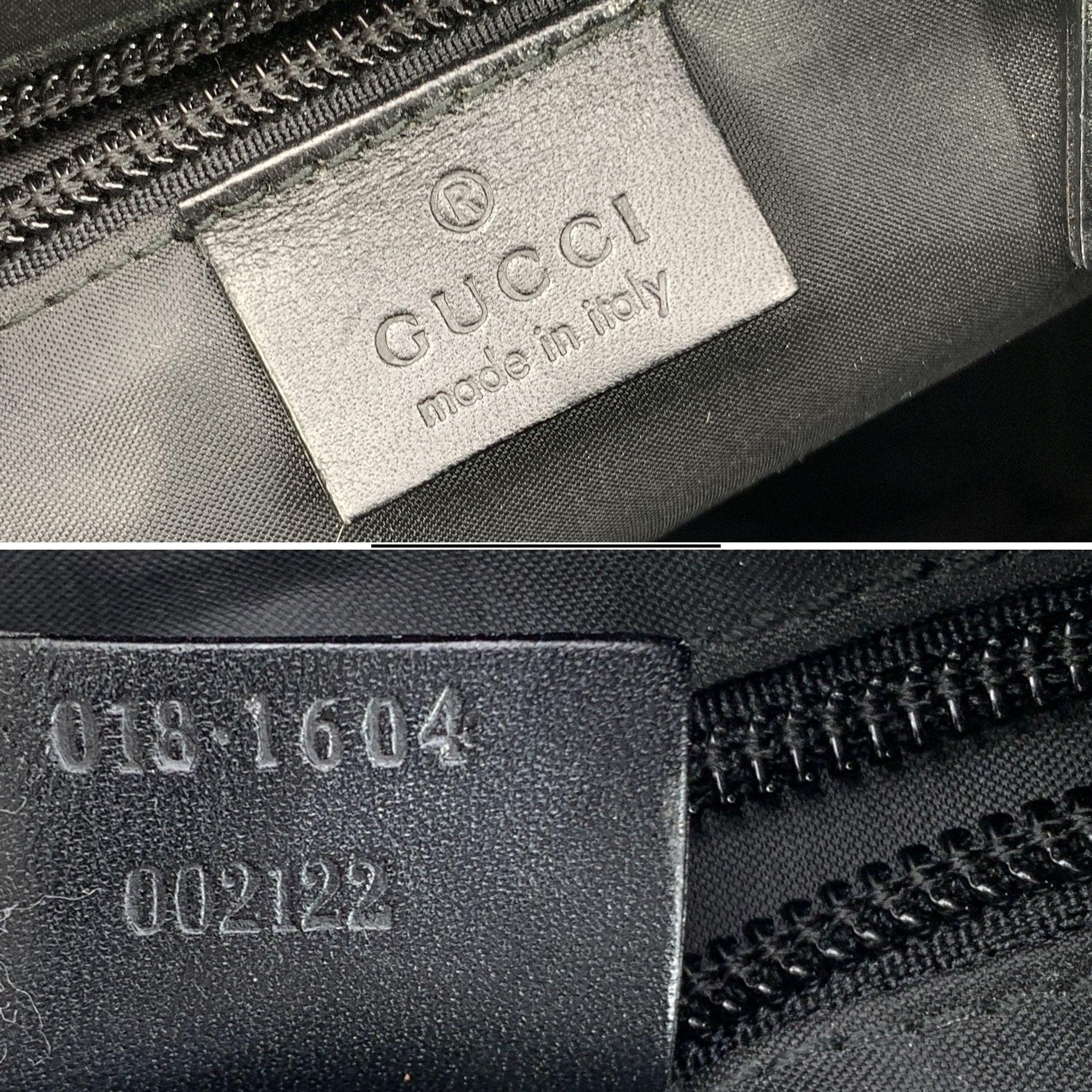 Gucci Black Nylon Canvas Unisex Crossbody Messenger Bag For Sale 1
