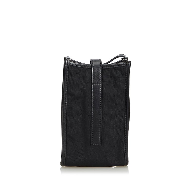 Gucci Black Nylon Crossbody Bag For Sale at 1stdibs