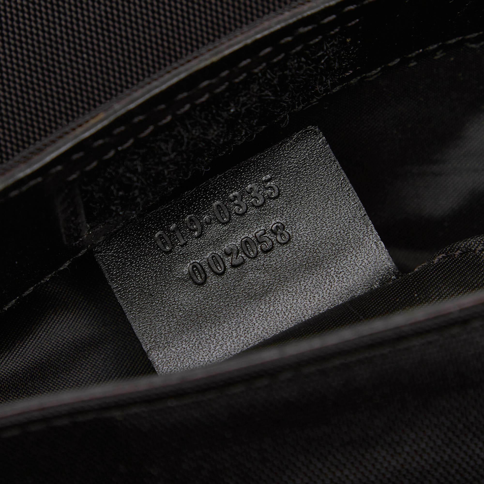Gucci Black Nylon Fabric Crossbody Bag Italy w/ Dust Bag 3