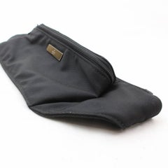 Gucci Black Nylon Logo Fanny Pack Waist Pouch Bag 868712 Belt