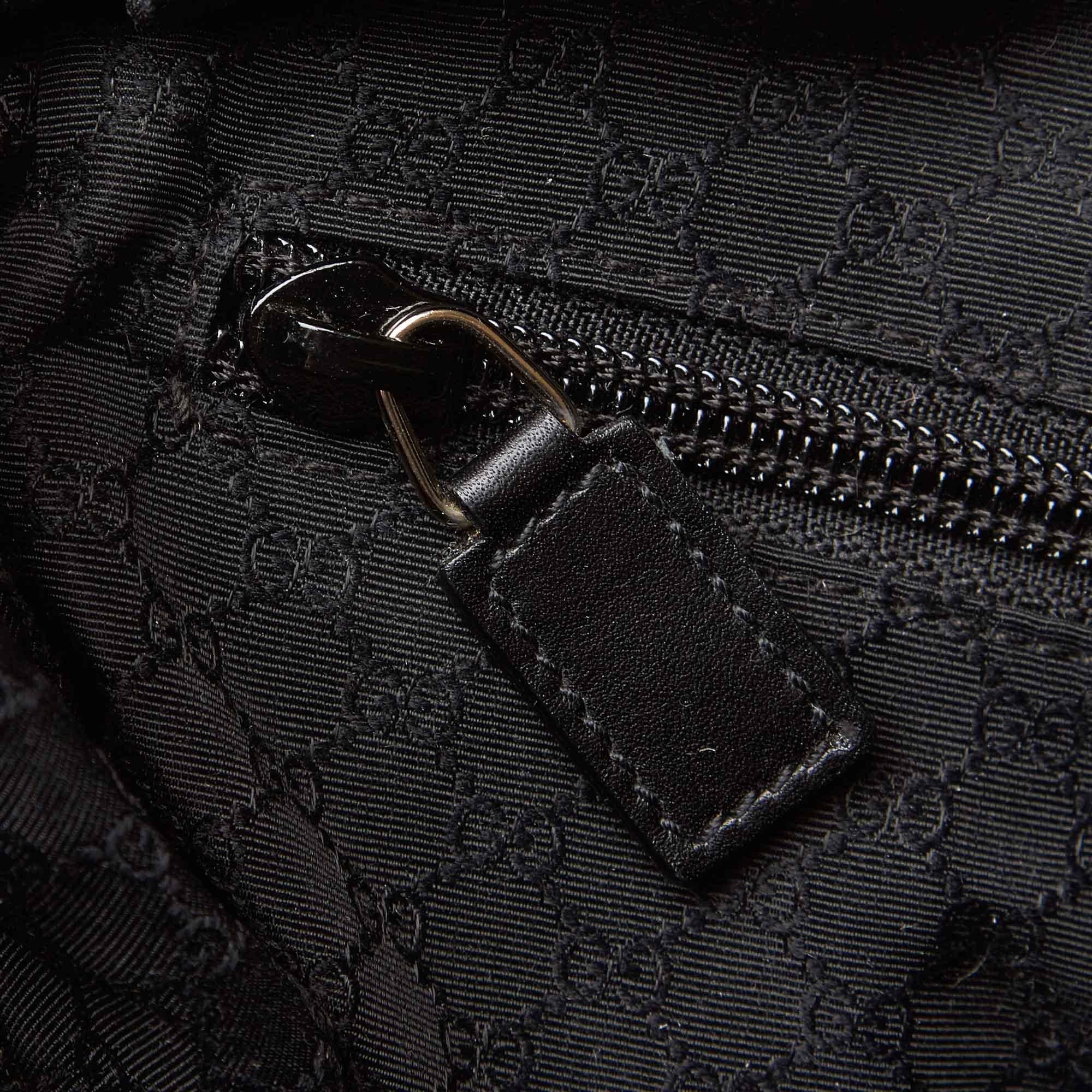 Gucci Black Nylon Shoulder Bag For Sale 4
