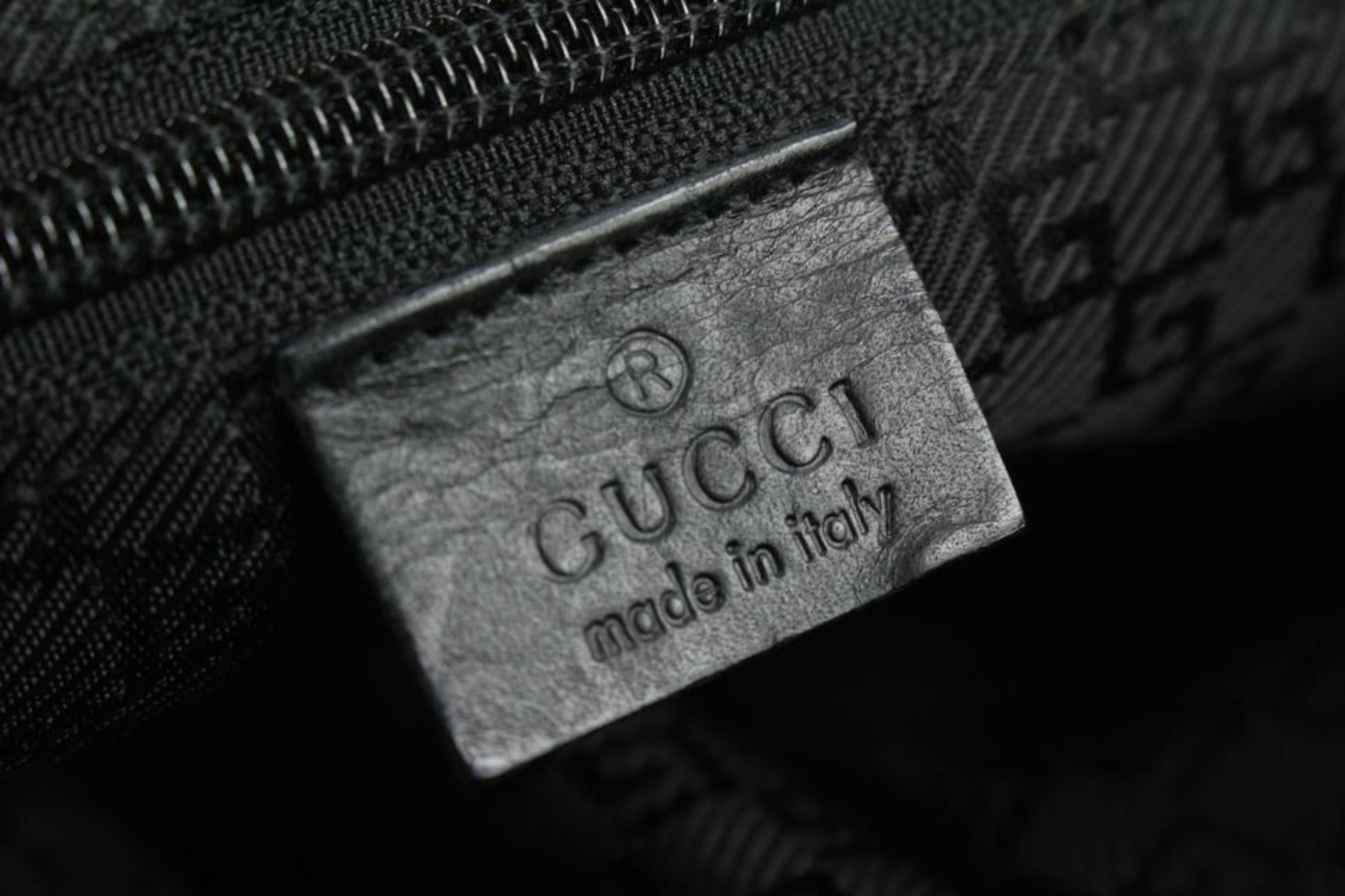 Gucci Black Nylon Web Hiking Backpack 1231g21 7